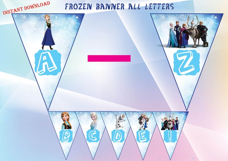 Frozen banner, Frozen get together, Frozen Birthday - Printable , Prompt down load image relating to Frozen Banner Printable referred to as Frozen banner, Frozen celebration, Frozen Birthday - Printable , Immediate obtain