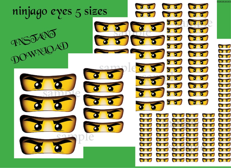 Instantaneous DL- Ninjago eyes, Ninjago for Balloon, Stickers, Lollipop, Want baggage, Cups - Ninjago birthday bash (Preset of 5 dimensions) graphic about Ninjago Eyes Printable named Quick DL- Ninjago eyes, Ninjago for Balloon, Stickers, Lollipop, Want baggage, Cups - Ninjago birthday celebration (Fastened of 5 measurements)