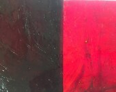 Cut Sheet - DARK RED SEEDY Stained Glass G27