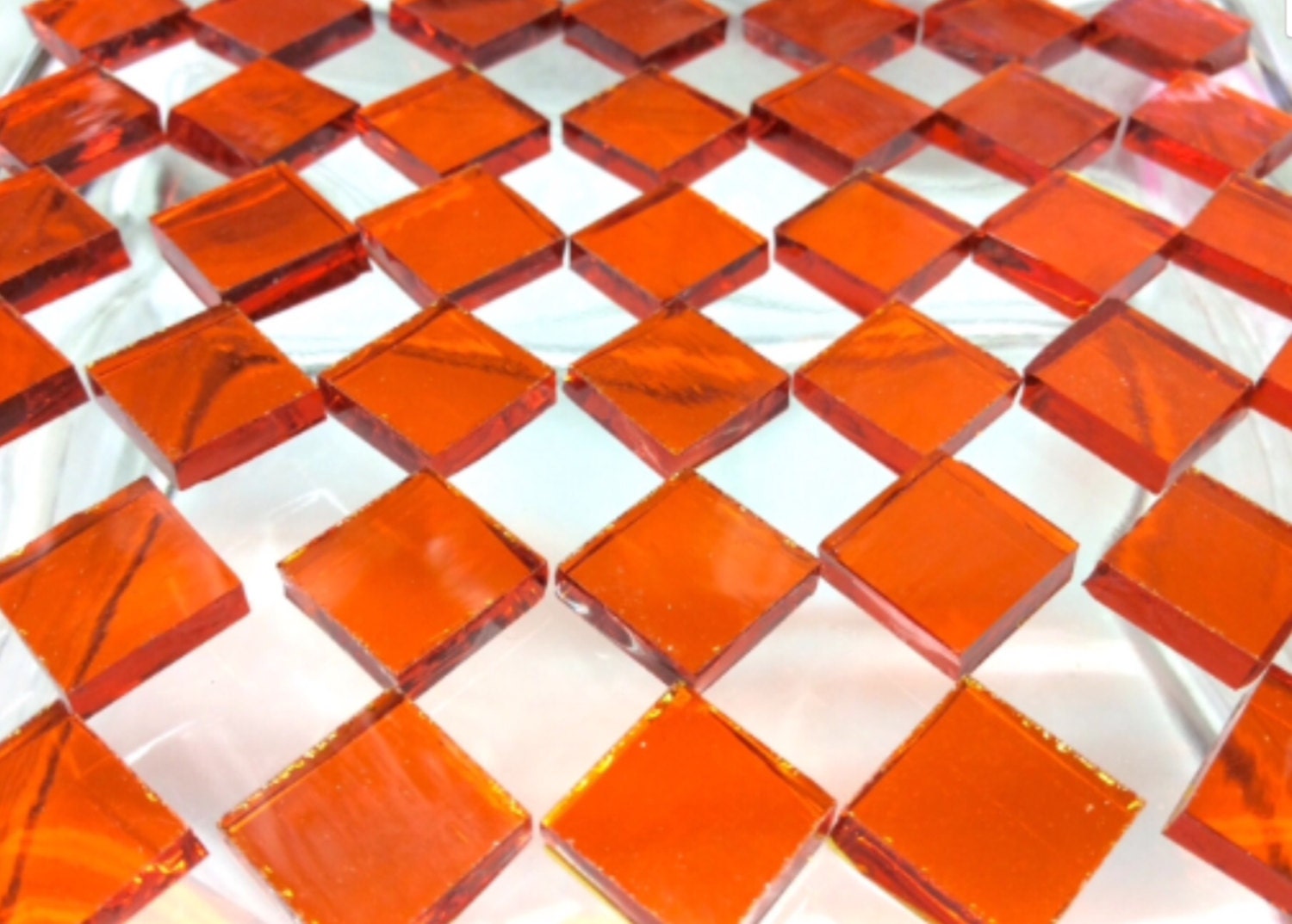 Sheet ORANGE WATERGLASS TRANSPARENT Stained Glass Supply H08 Etsy