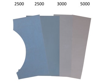 12 stuks schuurpapier nat droog gemengd korrel 2000 2500 3000 5000 voor glas hout metaal polijsten schuurmiddel