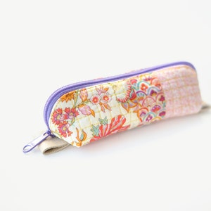 Tiny Zipper Pouch Arabesque Scissors Mini Makes Sewing notion Easy Pattern PDF Pattern Scrap Buster image 4