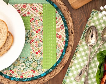 Tischsets im Landhausstil | PDF-Schnittmuster
