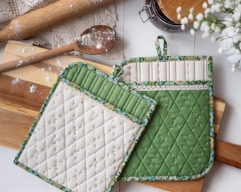 Sunday Baking Potholders Pdf Sewing Pattern
