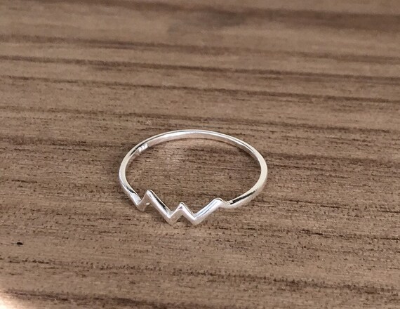 Amazing Elevated Heart Ring On Finger