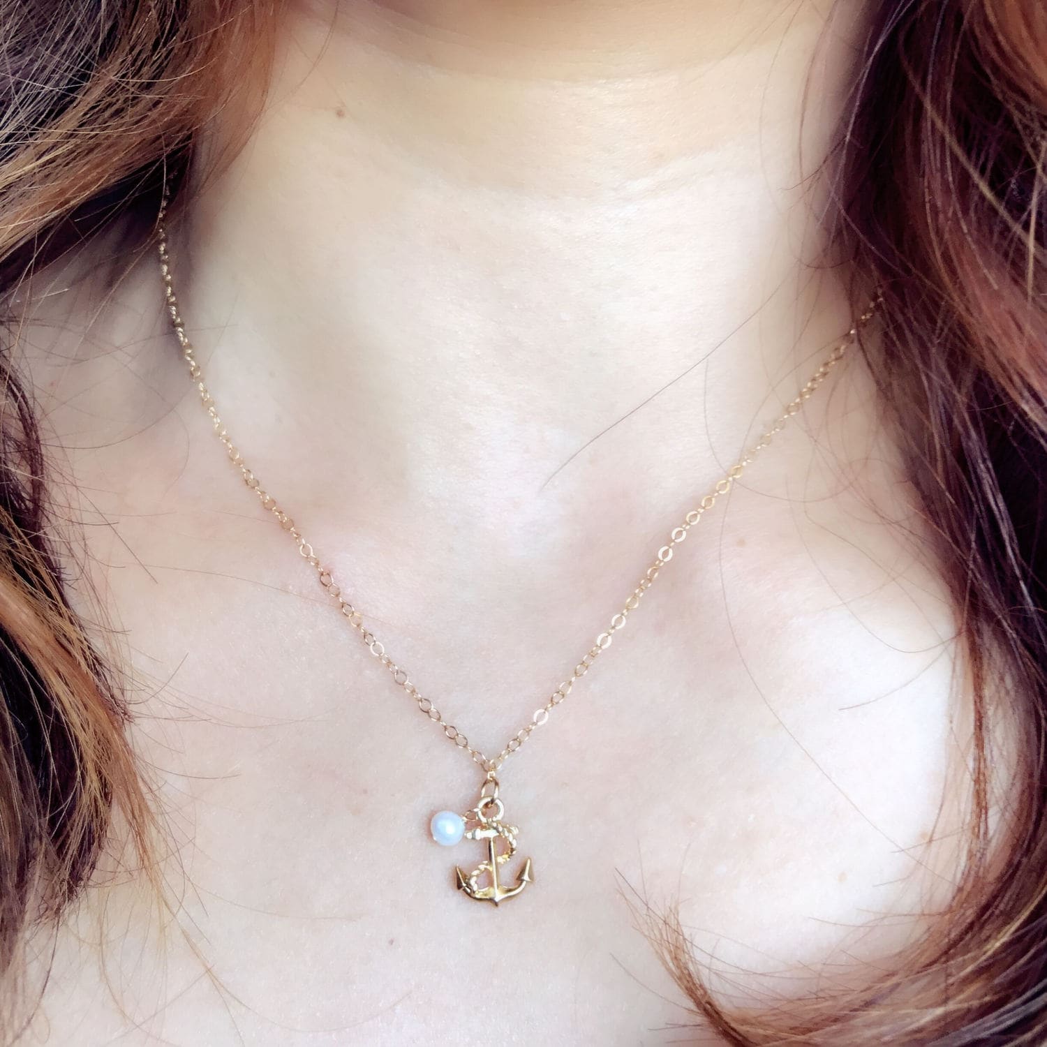 BONAR CHOKER WHITE / GOLD FILLED