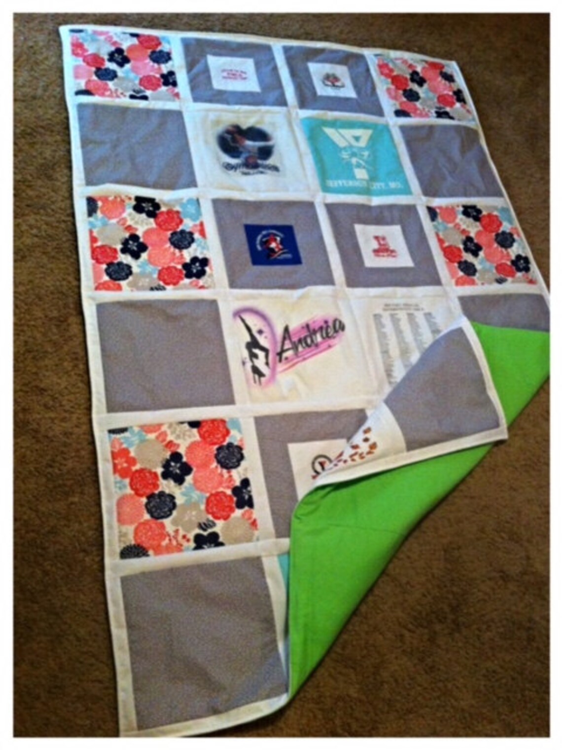 Tshirt Blanket Tshirt Quilt Memory Blanket Tshirt T Shirt Quilt Blanket