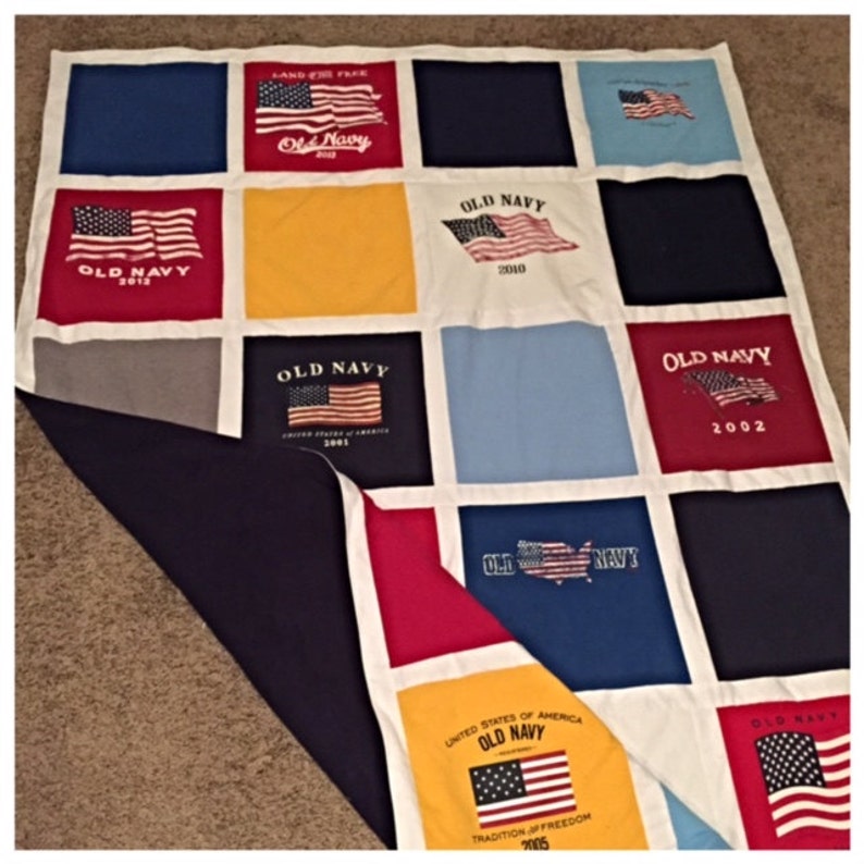 Tshirt Blanket Tshirt Quilt Memory Blanket Tshirt T Shirt Quilt Blanket T Shirt Blanket T Shirt