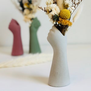 Concrete Hand Vase | Concrete Decor | Minimalist Decor