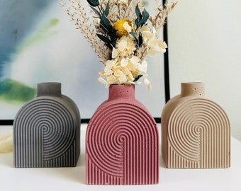 Concrete Modern Vase | Concrete Decor | Minimalist Decor