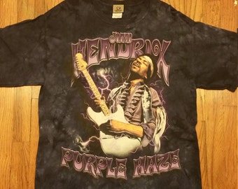 Very Cool Jimi Hendrix Purple Haze Tie Dye