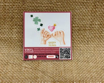Queen of Tears | Kiss-cut Vinyl Sticker | KDRAMA-inspired | Bridal | Engagement | Baek Hyun-Woo | Hong Hae-In | Kim Soo-Hyun | Kim Ji-Won