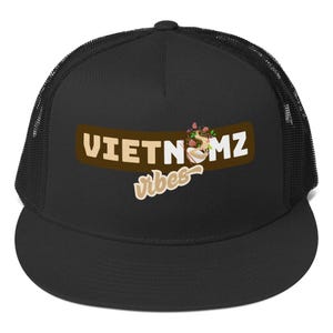 VietNomz Vibes Trucker Cap – Punny Viet Hat | Bowl of Pho | Vietnamese Foodie Lover | Festive Viet Pride | AAPI Heritage | Celebrate | Party