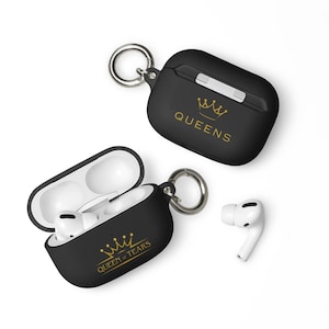 Queen of Tears | Rubber Case for AirPods® or AirPods® Pro | QUEENS Group Crown Logo | K-Drama Inspired | Kim Soo-Hyun | Kim Ji-Won