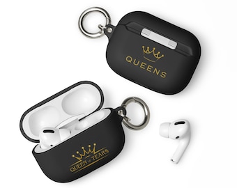 Queen of Tears | Rubber Case for AirPods® or AirPods® Pro | QUEENS Group Crown Logo | K-Drama Inspired | Kim Soo-Hyun | Kim Ji-Won