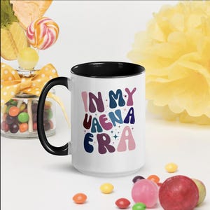 In My UAENA Era (BPA-Free) 15 oz. Mug with Color Inside | Pastel Palettes | IU-Inspired Merch | H.E.R. World Tour | Lee Jieun | dlwlrma