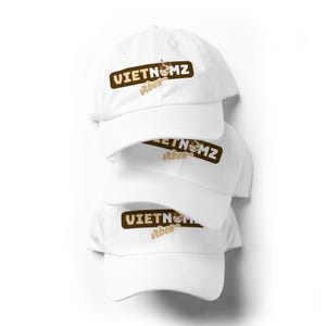 VietNomz Vibes Classic Baseball Hat – Punny Viet Hat | Bowl of Pho | Vietnamese Foodie Lover | Festive Viet Pride | AAPI Heritage |Celebrate