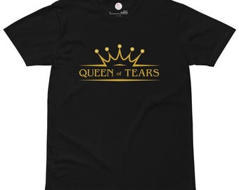 Queen of Tears | Premium Black or White T-Shirt (Size: S-3XL) | KDRAMA-inspired | Four-Leaf Clovers | Kim Soo-Hyun | Kim Ji-Won