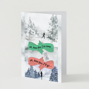 How Far I've Come Greeting Card (As-Is or Custom) | Inspire, Encourage, Motivate & Uplift | Student, Dream Chaser, Graduation, Milestones