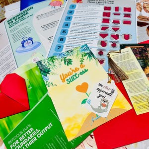 The Paper Hug Club – Pacote de presente de assinatura Hope & Healing (para pacientes, sobreviventes, lutadores e sonhadores) | apoia a saúde mental