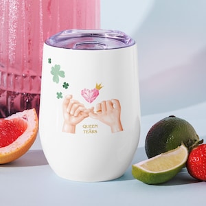 Queen of Tears | 12 oz. Wine Tumbler | KDRAMA-inspired | Promise | Anniversary | Baek Hyun-Woo | Hong Hae-In | Kim Soo-Hyun | Kim Ji-Won