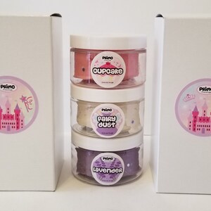 Princess Scented Playdough 3-Pack: Lavender, Fairy Dust, Cupcake