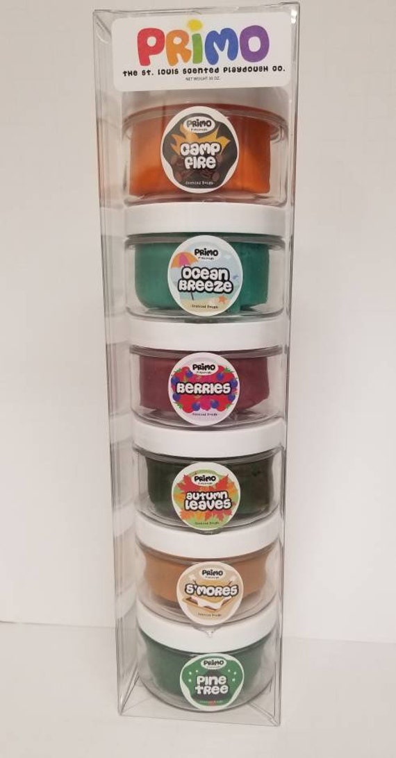 Outdoor Scents Playdough 6-pack - Play Dough, Play Doh, Non-Toxic, Party  Favors, Campfire, Ocean Breeze, Berries, S'mores, Nature Smells