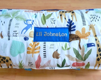 XL Kids Animal Nap Mat – Microfiber Sleeping Bag for Daycare, Preschool