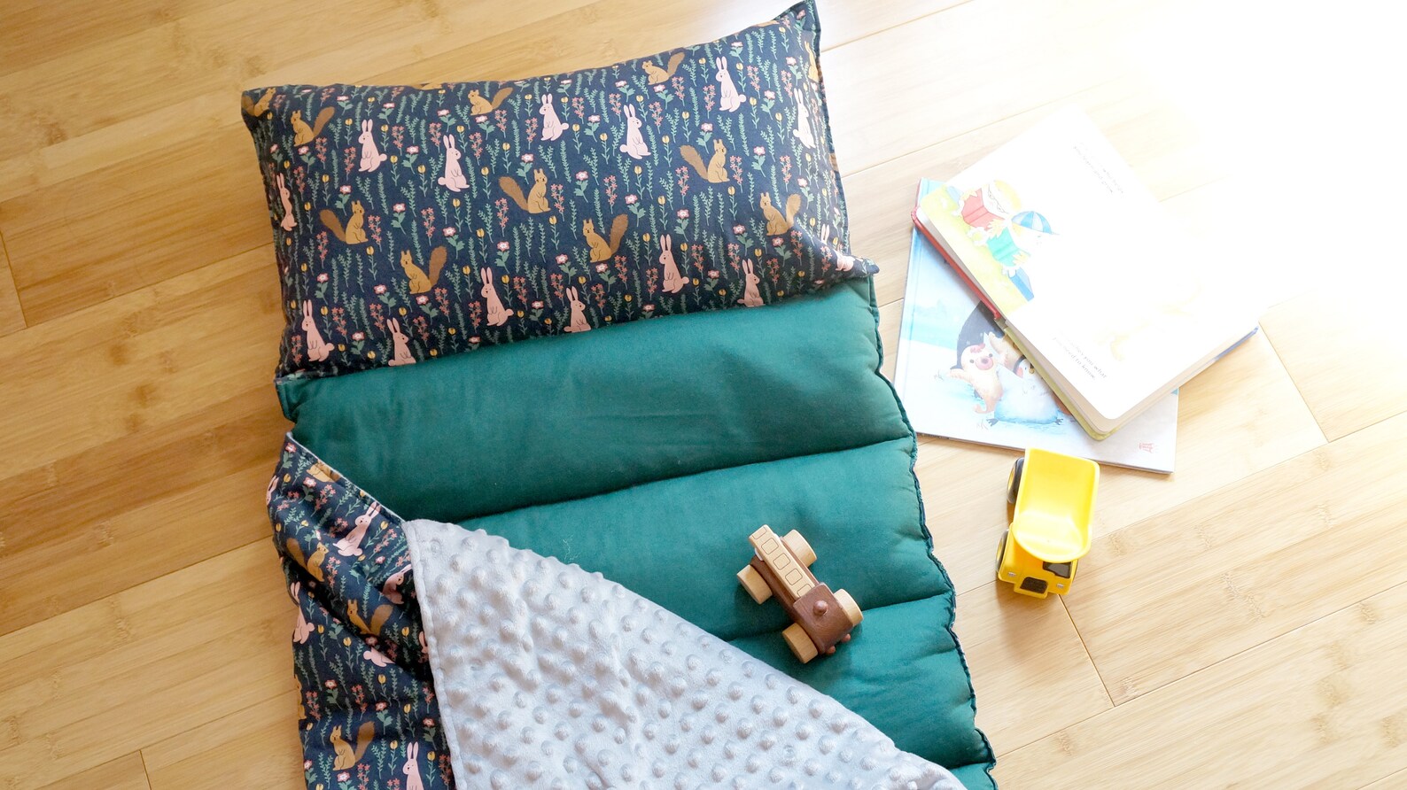 Kids Nap Mat With Pillow and Blanket, Personalized Preschool Nap Mat Etsy