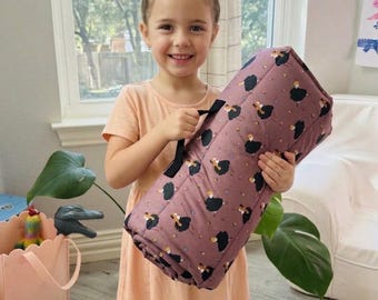 Princess Sleeping Bag – 100% Cotton, Cozy Nap Mat for Daycare