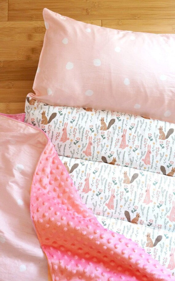 Kids Sleeping Bag Rabbit Preschool Nap Mat With Pillow And Etsy