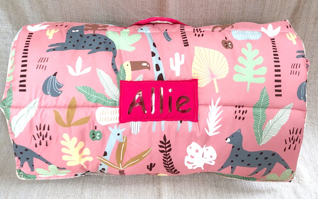 Daycare Nap Mat for Toddler , Preschool Sleeping Bag for Girl Etsy