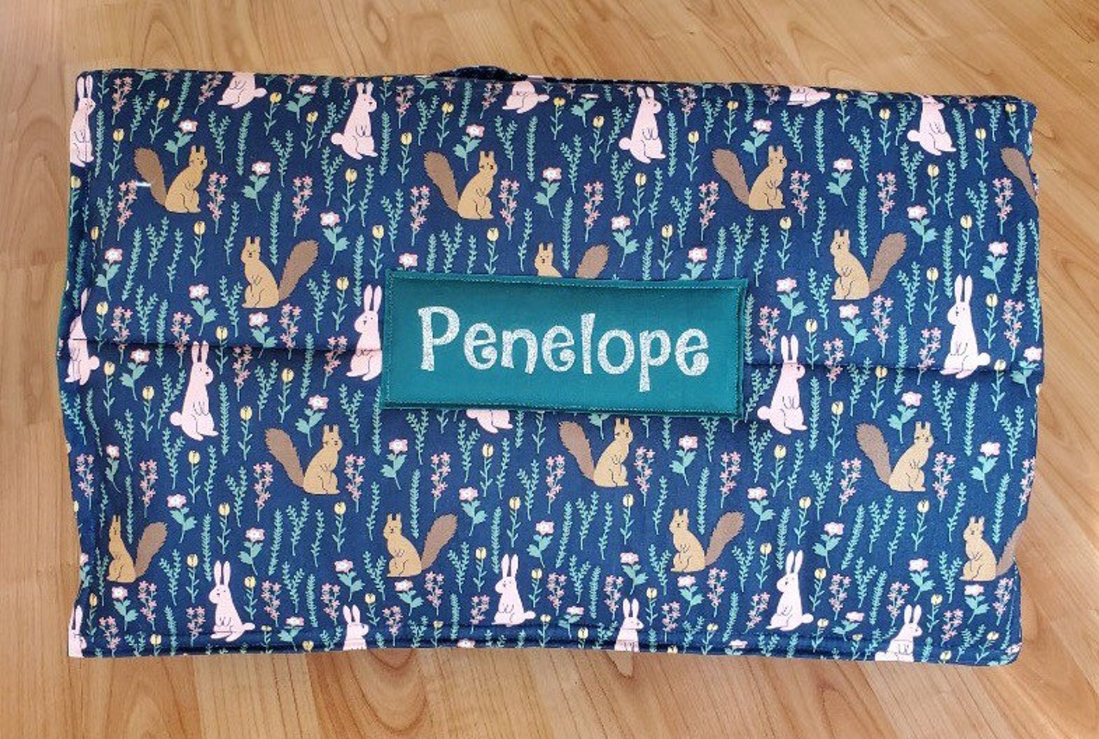 Kids Nap Mat With Pillow and Blanket Personalized Preschool Etsy