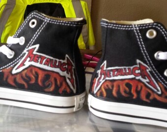 metallica shoes converse