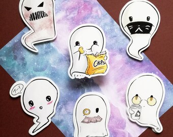 stickerPack Spøkelse • Ghost • Gespenst / for Laptop, Journal, Sketchbooks & more ][ handmade