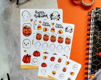 stickerSheet Halloween - für Planner, Calendar, Bullet Journal, Scrapbooks & more! ][ Stationery