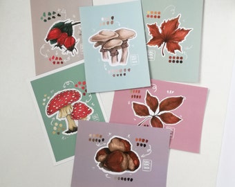 postCards / greetingCards - Høst • Autumn • Herbst ][Stationery