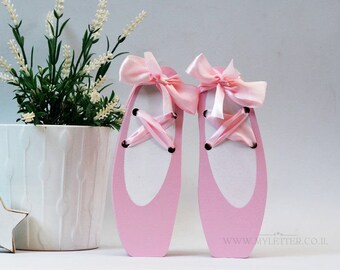 Ballet Shoes Decor, ballerina baby shower, Ballerina pointe shoes girl room decor, Ballerina baby shower, Ballerina Girl's Room