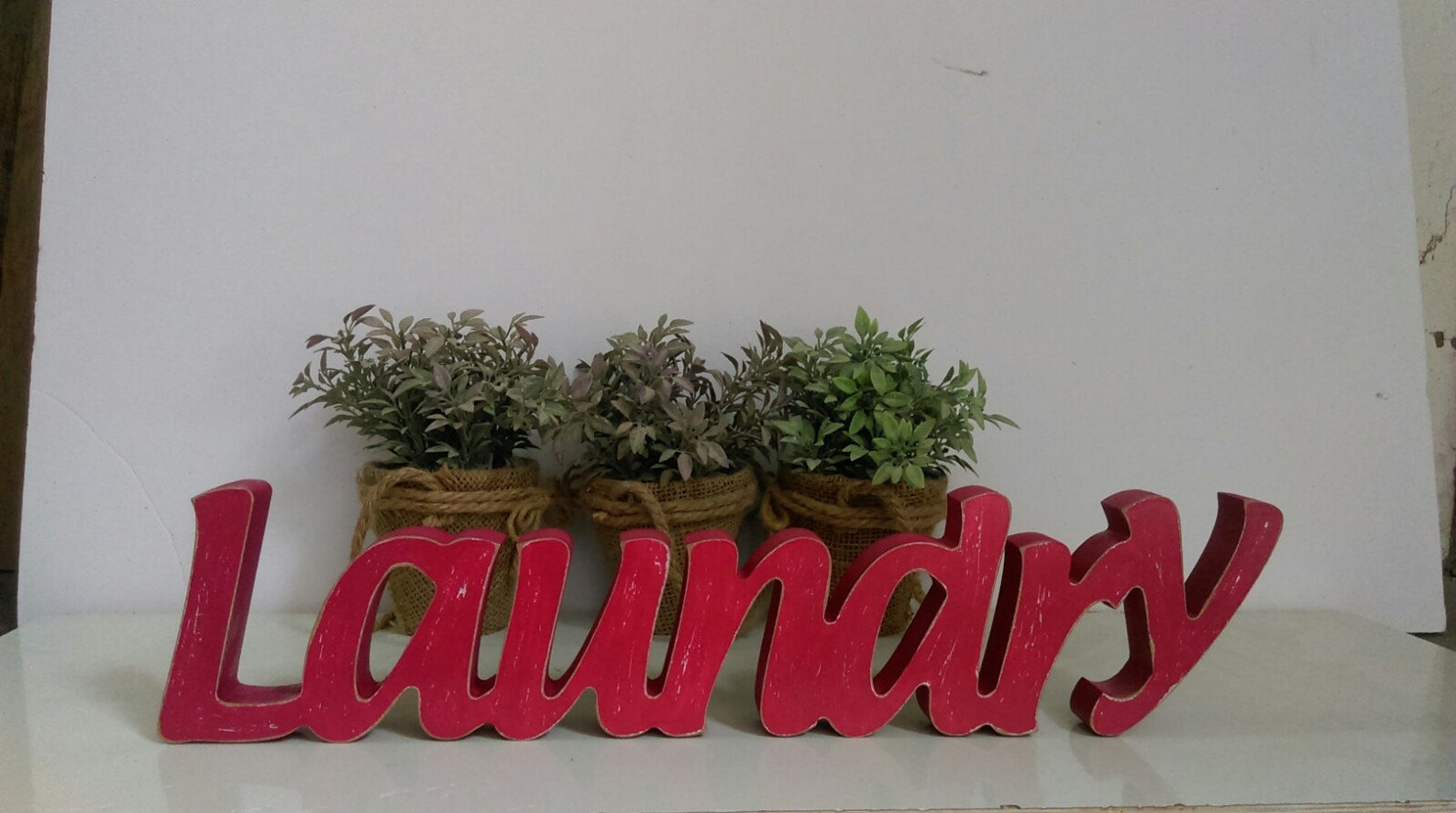 Laundry room free standing sign Laundry wooden rustic letters Etsy