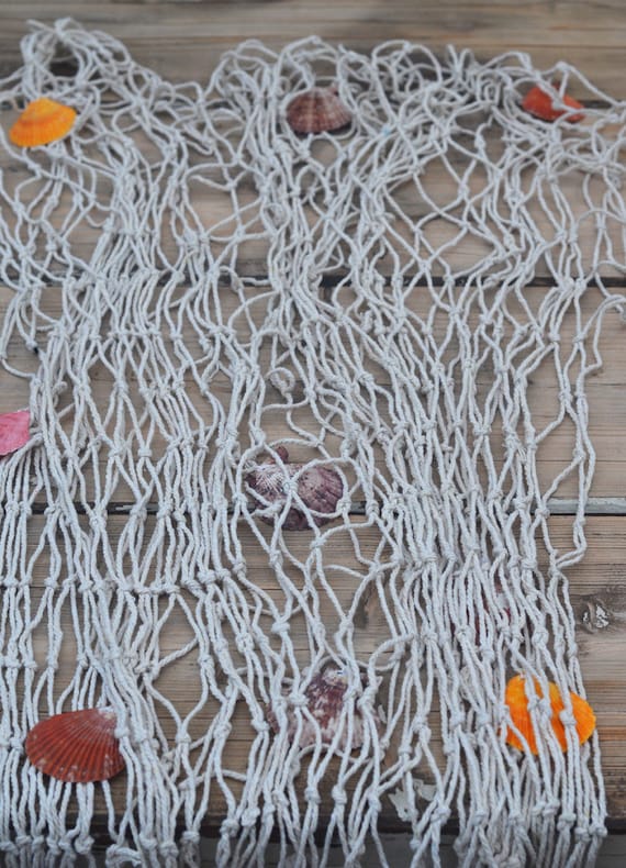 Fish Net Decor Nautical Party Decor Nautical Room Decor Etsy
