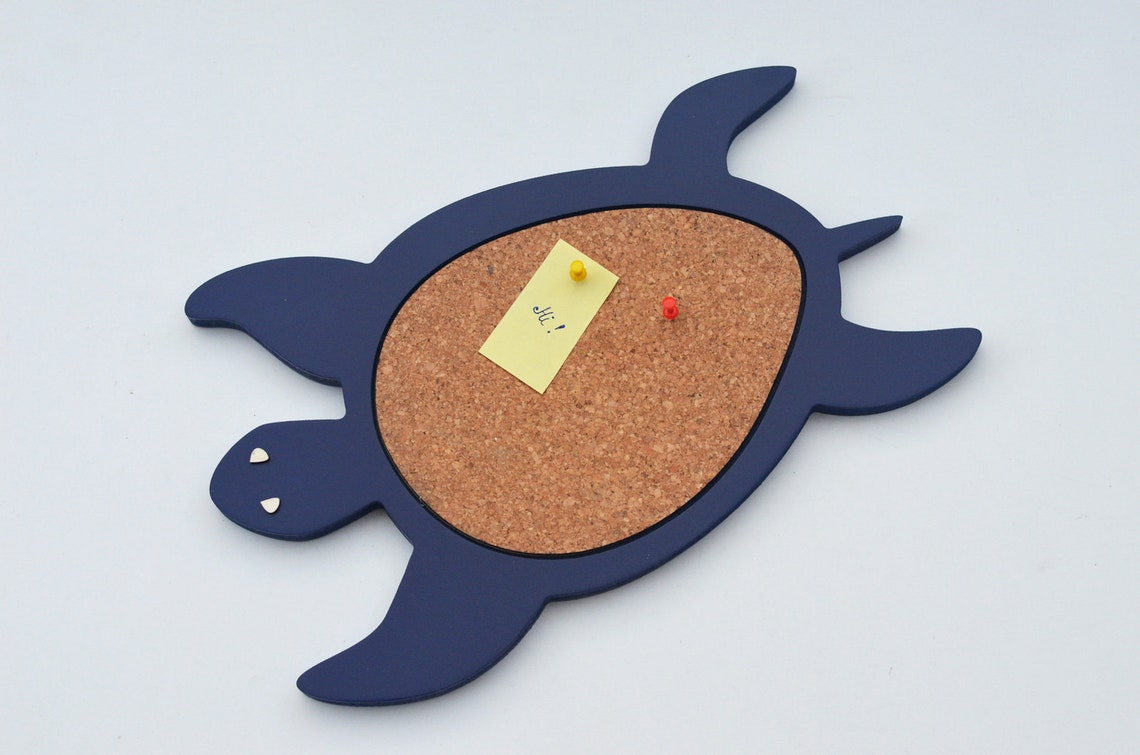 Sea Turtle Cork Board Nautical Decor for Nursery Room - Etsy