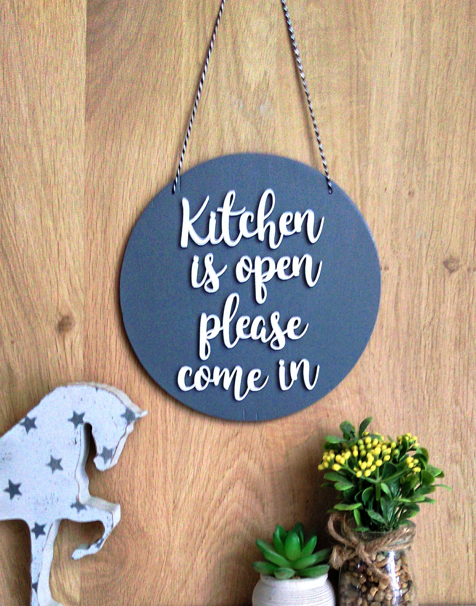 Custom Open Closed Big Wood Sign, Personalized Business Signs, Boutique ...