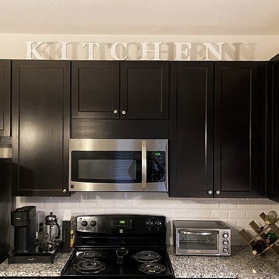 Kitchen Wood Letters Sign Freestanding Kitchen Letters Etsy