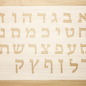 Hebrew Letter Stencils, Hebrew Alphabet Stencil DIY Letter, Hebrew ...
