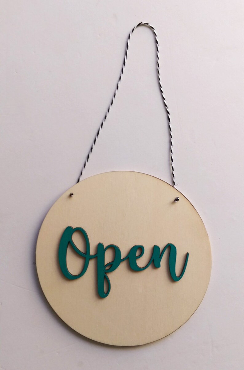 Personalized Business Double Sided Sign Open Closed Door - Etsy