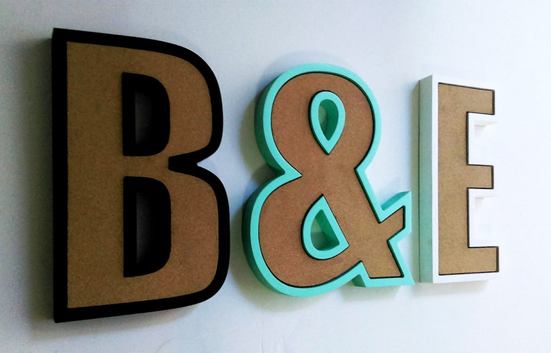 Pinboard Lettering Large Personalized Pin Board, Cork Board Letter, Office Decor, Gift for Boss ...