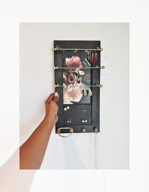 Wall Organizer Jewelry Display Stand, Jewelry Organizer Wall Jewelry Holder, Jewelry Hanger Organizer, Jewelry Holder Shelf