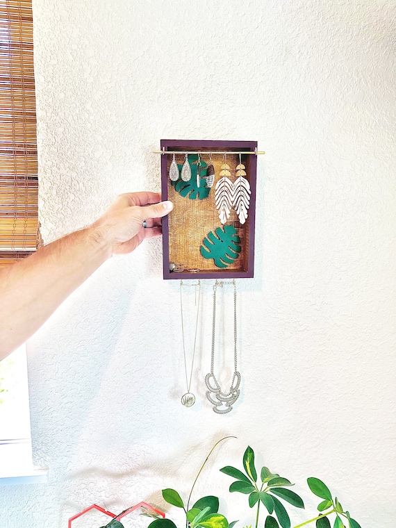 Wall Jewelry Organizer| Jewelry Display Stand| Boho Jewelry Stand