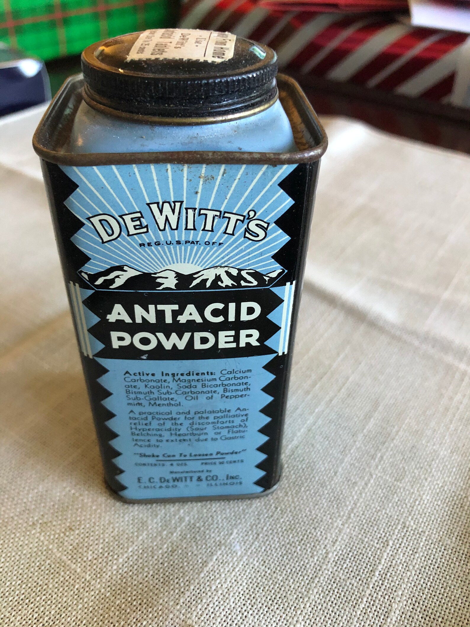 Vintage Tin DeWitt's Antacid Powder in Great Condition Etsy
