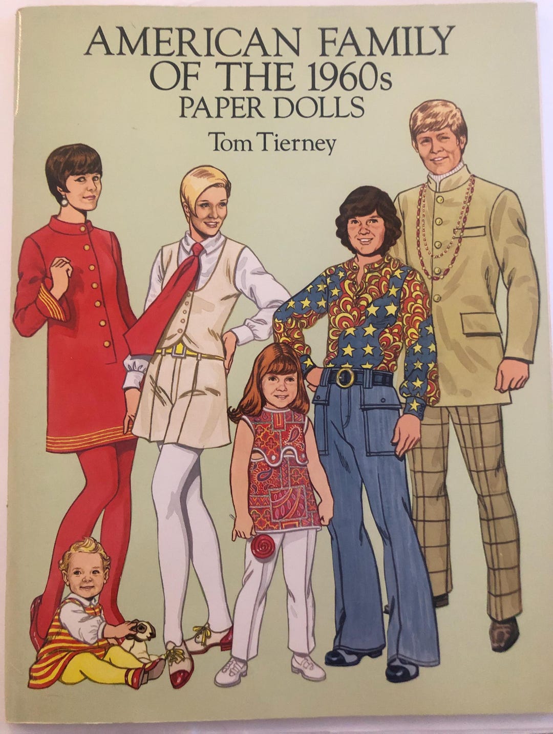 American Family of the 1960s Paper Dolls Tom Tierney 1994